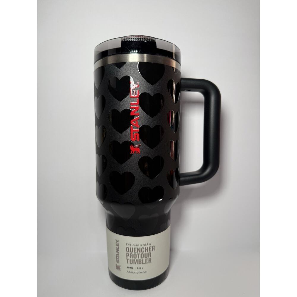 Stanley X DSG 2025 Limited Edition Valentine's BLACK LOVELY 40oz Protour Tumbler